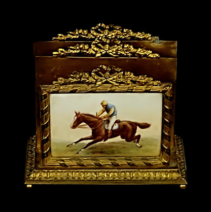 Equestrian Derby Jockey Motif Early 1900s