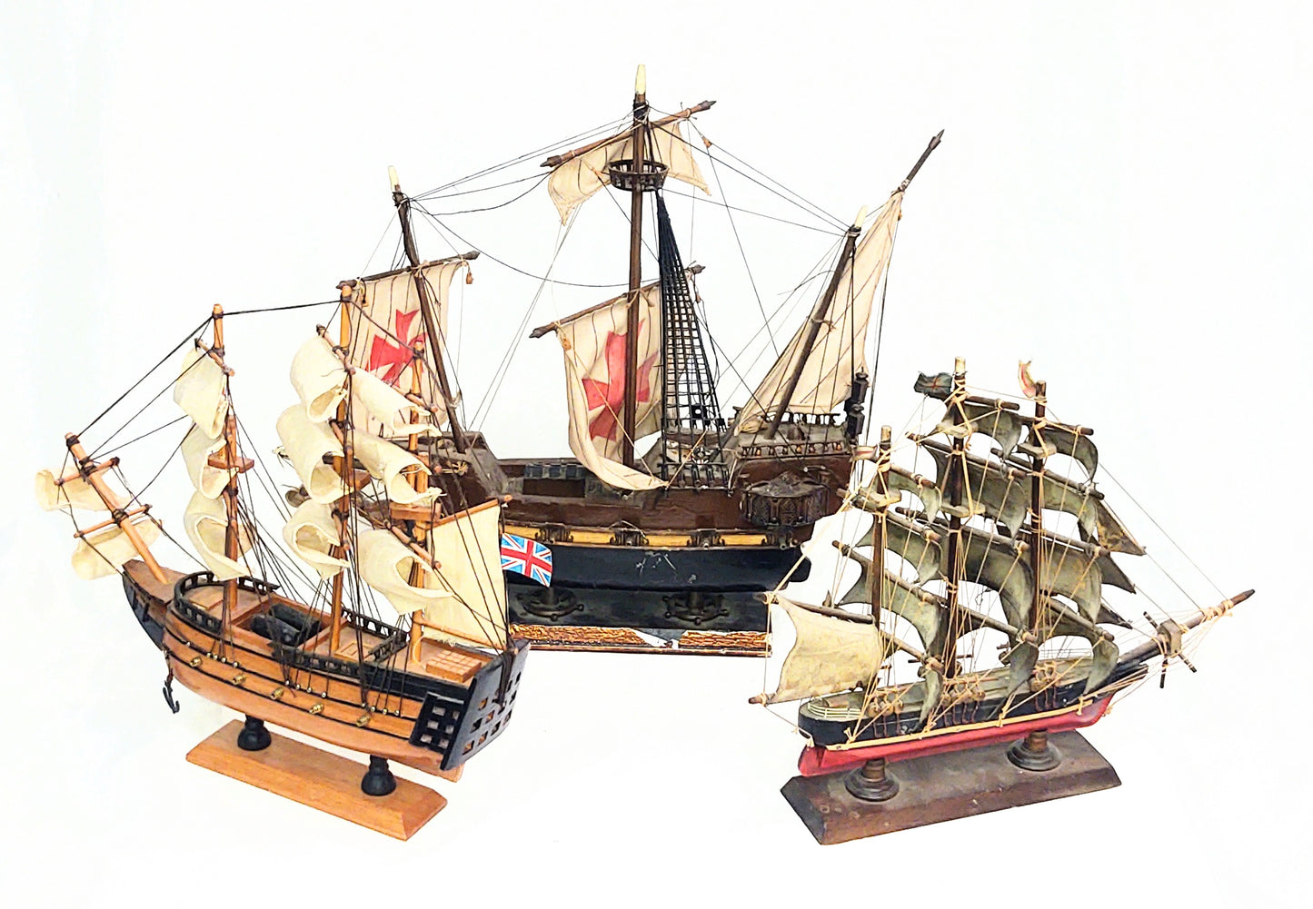 Santa Maria, British Cutty Sark, British galleon Wooden Ships 60s & 70s